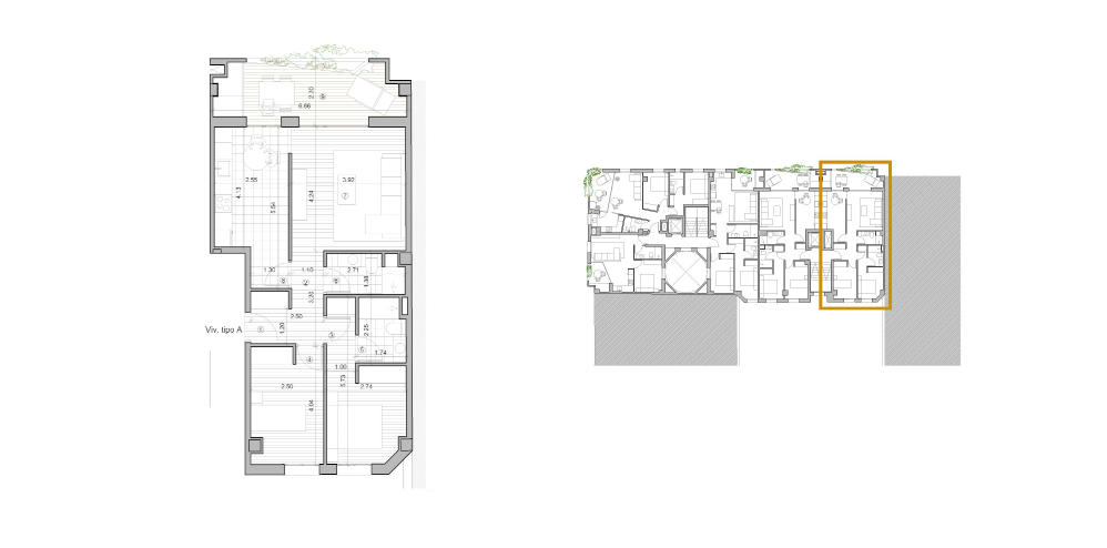 Vivienda tipo A situación