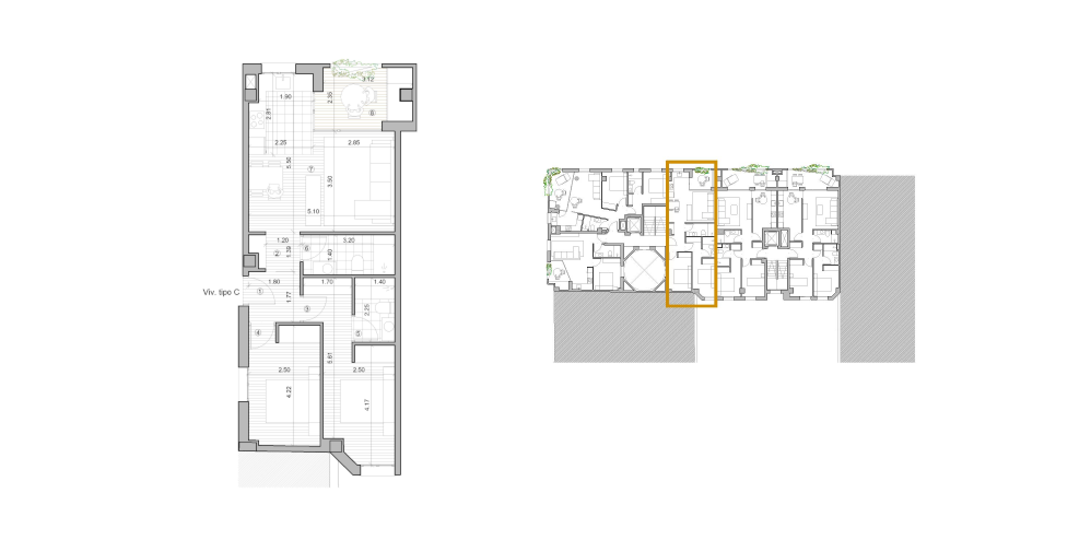 Vivienda tipo C situación
